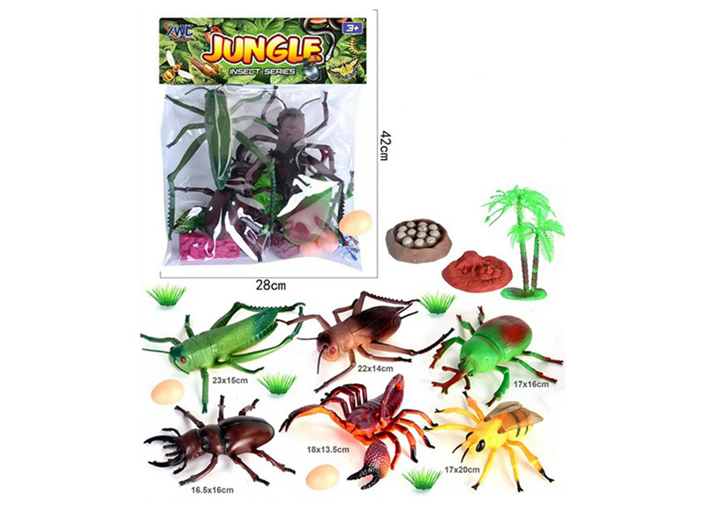 Insectos jumbo set de 7pz  Nuevo - Lúdiko - juguetes didácticos