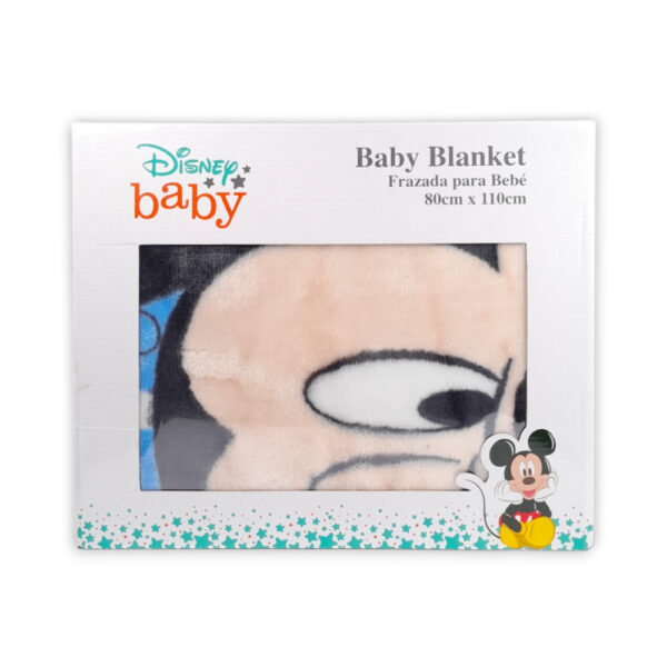 FRAZADA DE MICKEY MOUSE DISNEY BABY - Imagen 2