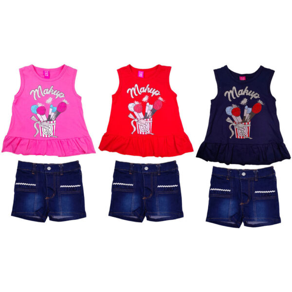 CONJUNTO SHORT NIÑA 2/8