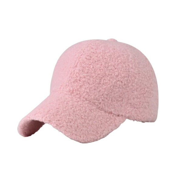 Gorra De Peluche Rosa