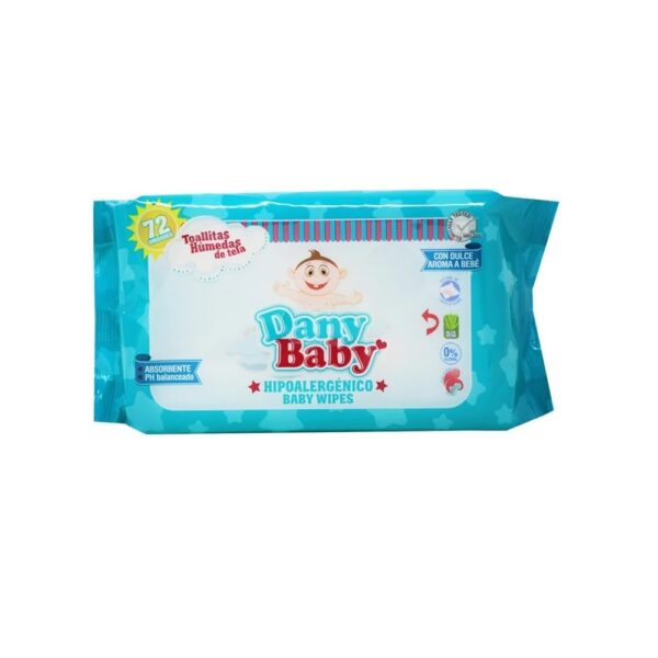 Dany Baby Wipes 72 Unidades