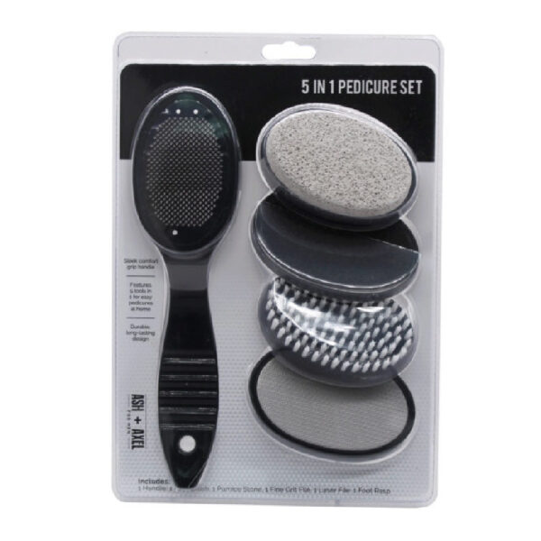 SET 5 HERRAMIENTA PEDICURA INTERCAMBIABLES