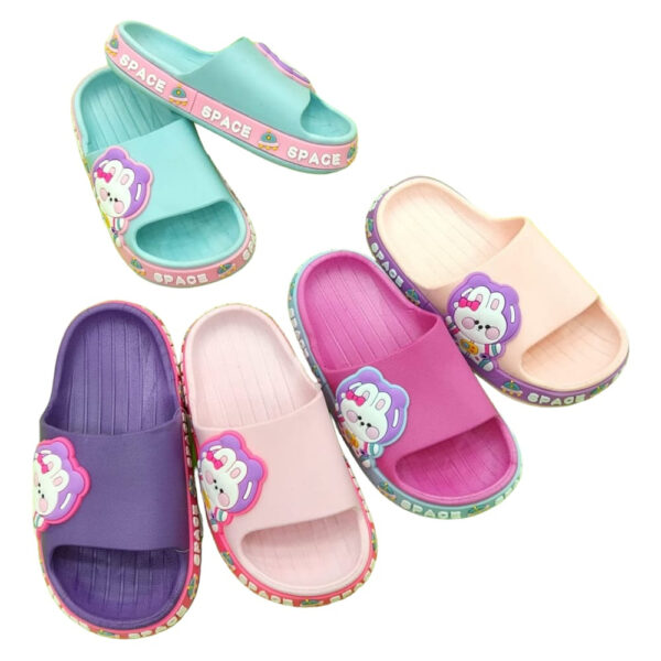 Chancleta de plástico Para Niña En Tallas 30-35 Con Diseño Divertido De "Voice Kids"