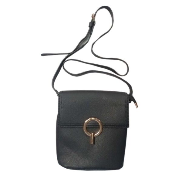 Cartera Con Faja Ajustable Negro