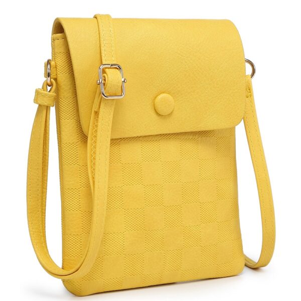 Cartera Con Faja Ajustable Amarillo