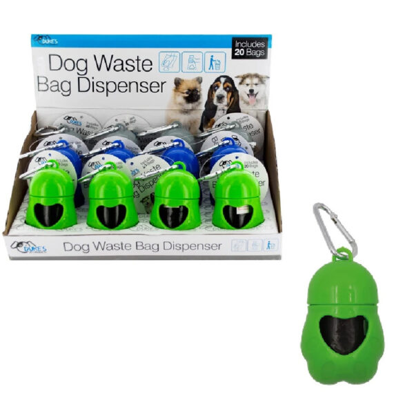 Dispensador Bolsas P/Desechos Mascotas