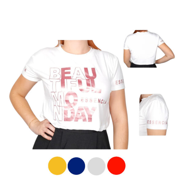 Camiseta Estampada Manga Corta - BEAUTIFUL MONDAY