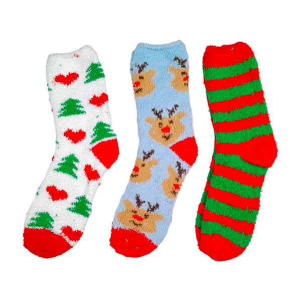 MEDIAS NAVIDEÑAS NIÑOS TALLA 6-8