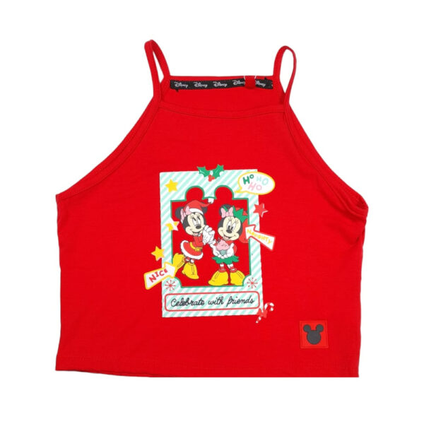 BLUSA TIRANTES NAVIDEÑA MINNIE NIÑA JUVENIL 10/16 - Imagen 3