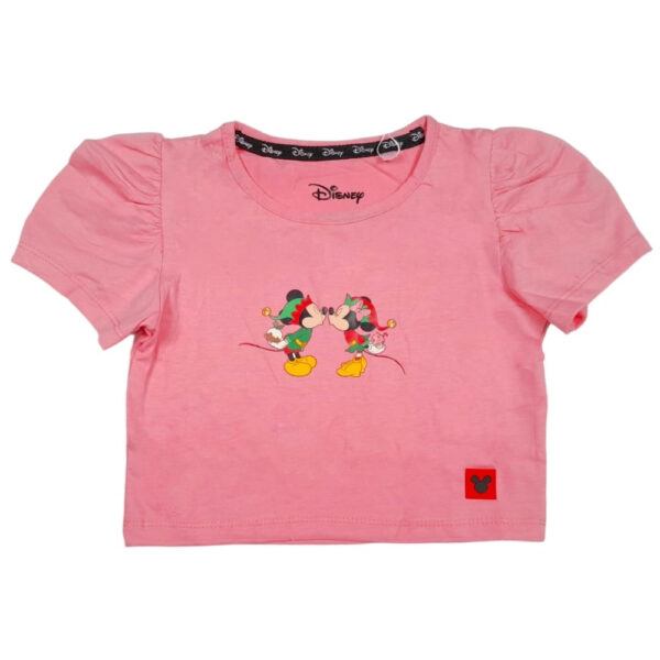 BLUSA NAVIDEÑA MICKEY Y MINNIE NIÑA 2/8 - Imagen 3