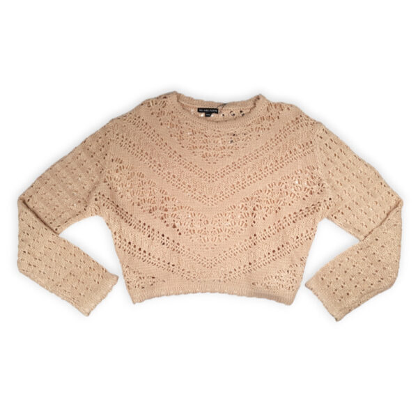 Sweater Tejido Tipo Crochet - Imagen 2