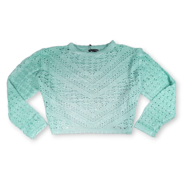 Sweater Tejido Tipo Crochet - Imagen 3