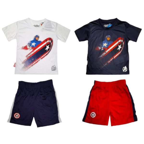 Conjunto Capitan America Niño 4/8