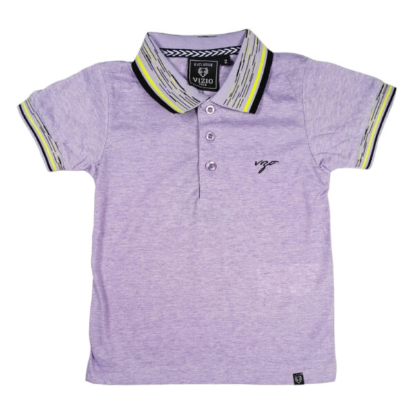 CAMISETA POLO CON RAYAS - Imagen 2