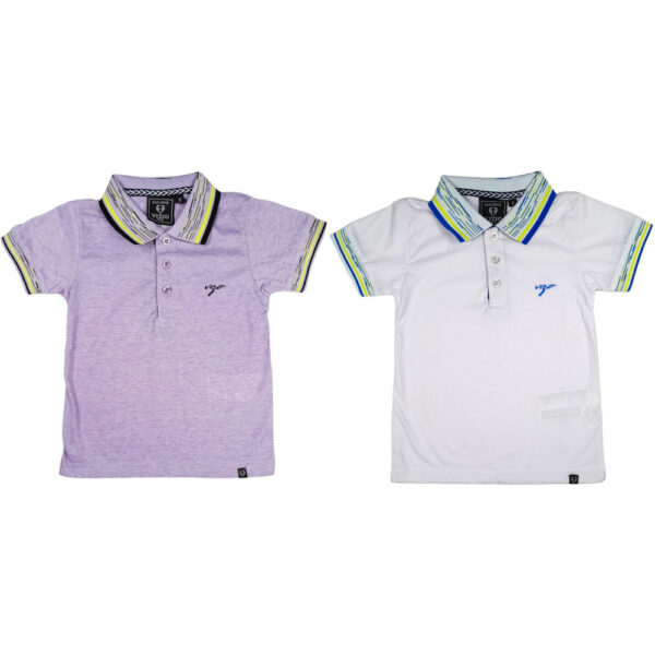 CAMISETA POLO CON RAYAS