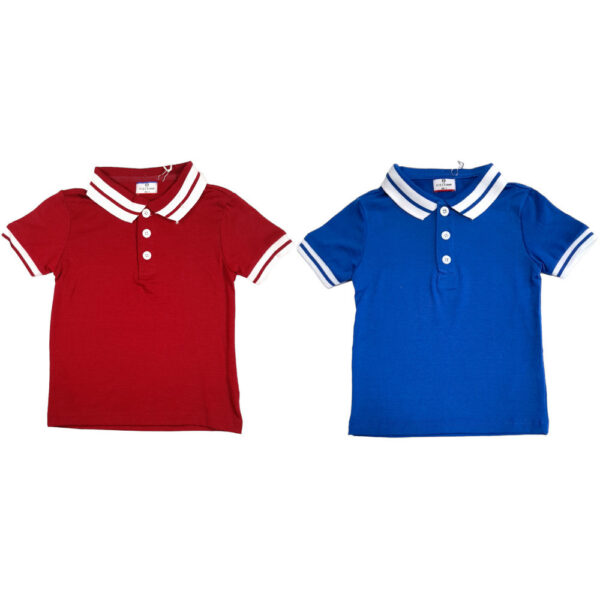 CAMISETA POLO CON RAYAS