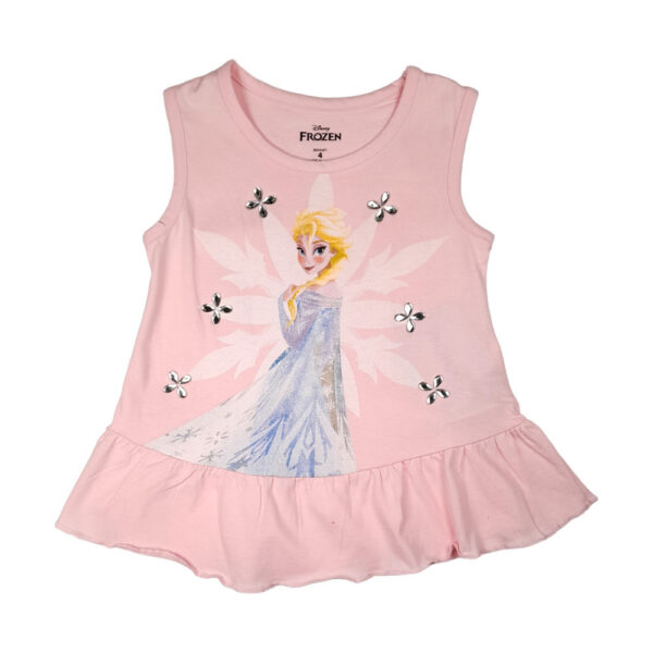 BLUSA SIN MANGA ESTAMPADA -ELSA FROZEN - Imagen 4