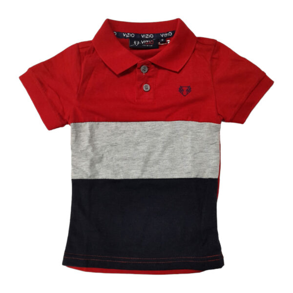 Camiseta Polo Con Franjas - Imagen 2