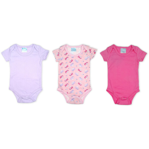 Set 3 Bodys Niña Bebe 03/12