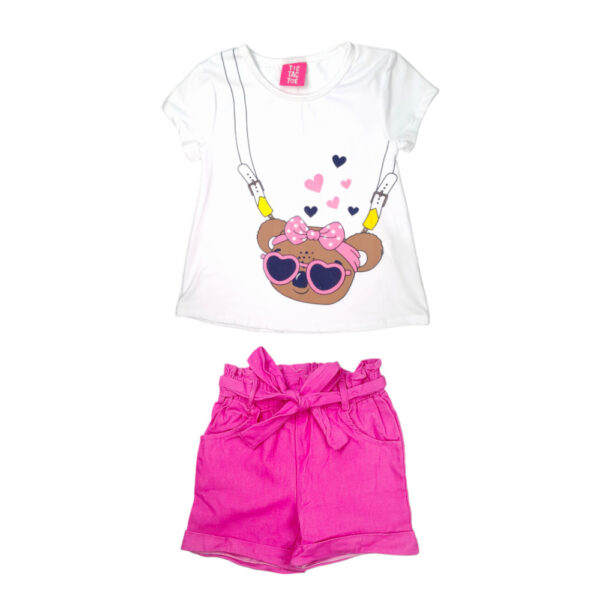 Conjunto Short  Niña Bebe 12/24 - Imagen 2