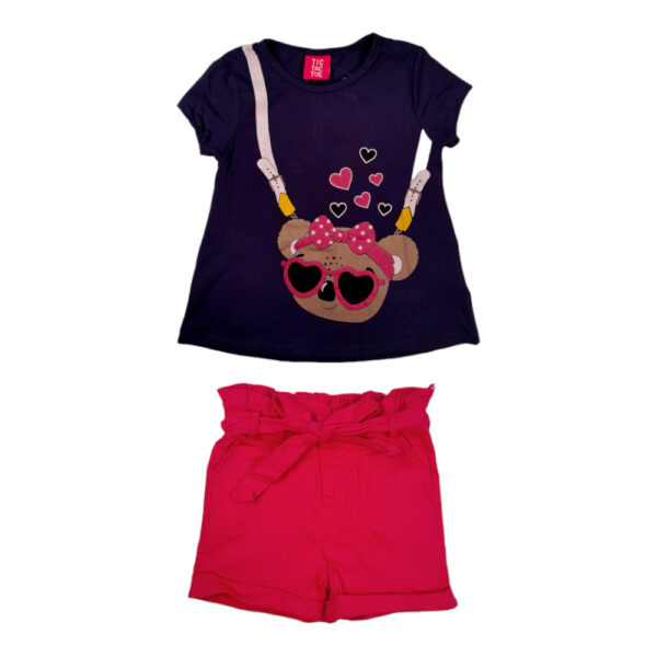 Conjunto Short  Niña Bebe 12/24 - Imagen 4