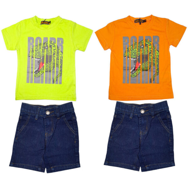 CONJUNTO SHORT MEZCLILLA -ROARR