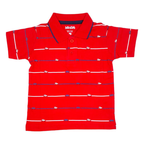 Camiseta Polo Con Rayas Niño 2/8 - Imagen 2