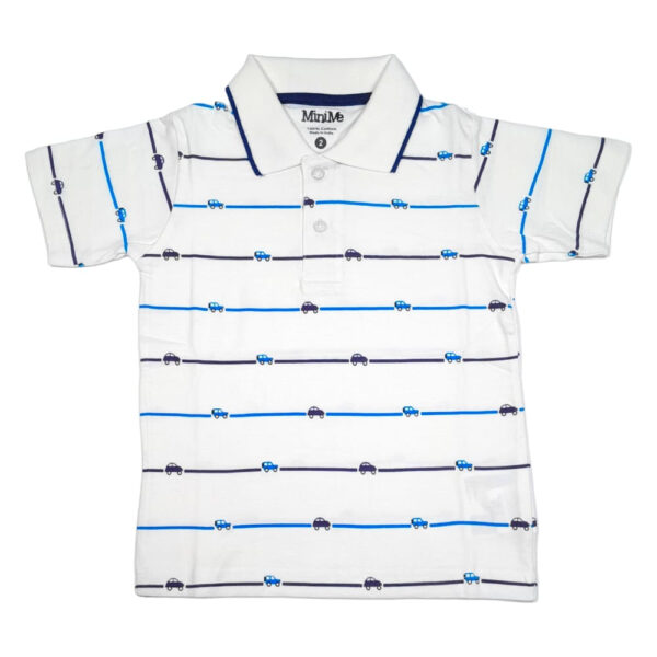 Camiseta Polo Con Rayas Niño 2/8 - Imagen 3