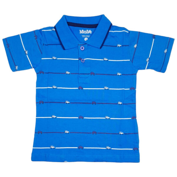 Camiseta Polo Con Rayas Niño 2/8 - Imagen 4