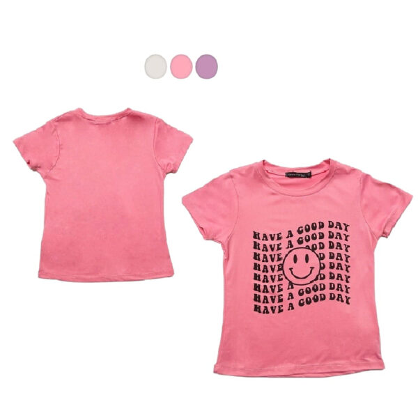 Blusa Con Caritas Felices Niña Juvenil