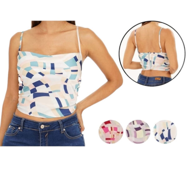 BLUSA DE SEDA CON ESTAMPADO