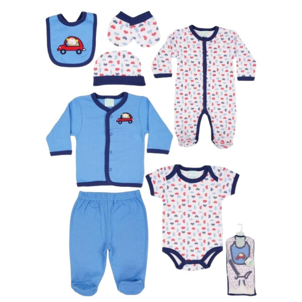 Set 8PCS Conjunto Bebe 0/3 - 3/6 Meses