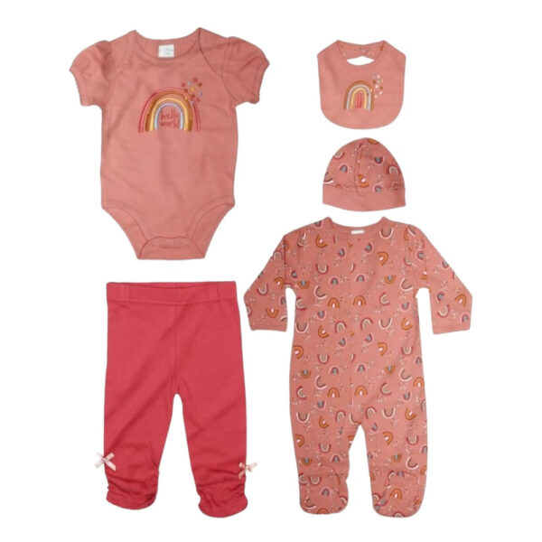 Conjunto 5 PCS Bebe 0/3-6/9 Meses