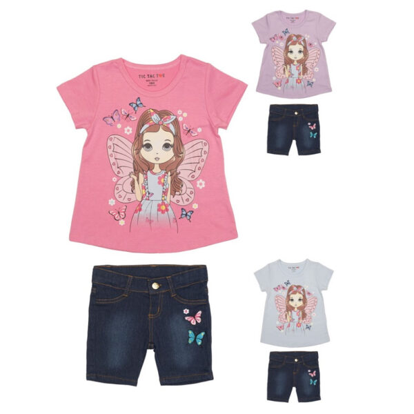 Conjunto Shorts Jeans Niña 2/8