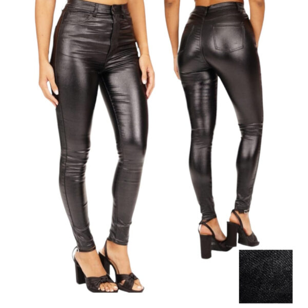 PANTALON DE CUERINA BRILLANTE