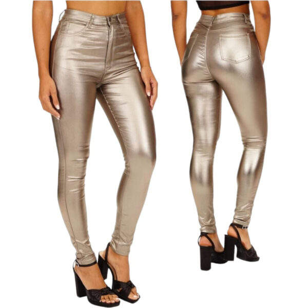 PANTALON DORADO TALLA GRANDE 13-24