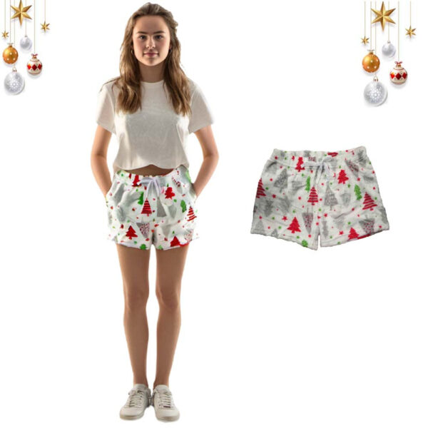 Short Estampado Navideño P/Dama