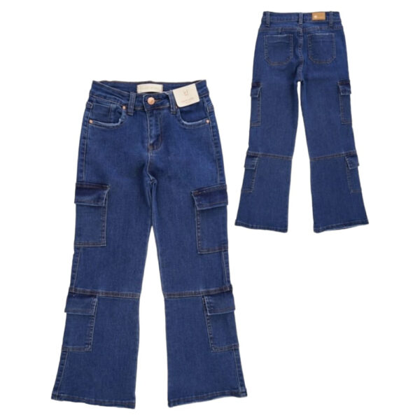 Jeans Cargo Niña Juvenil 10-16