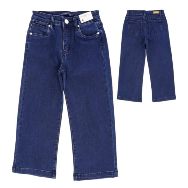 Jeans Ancho Azul Niña 2/8