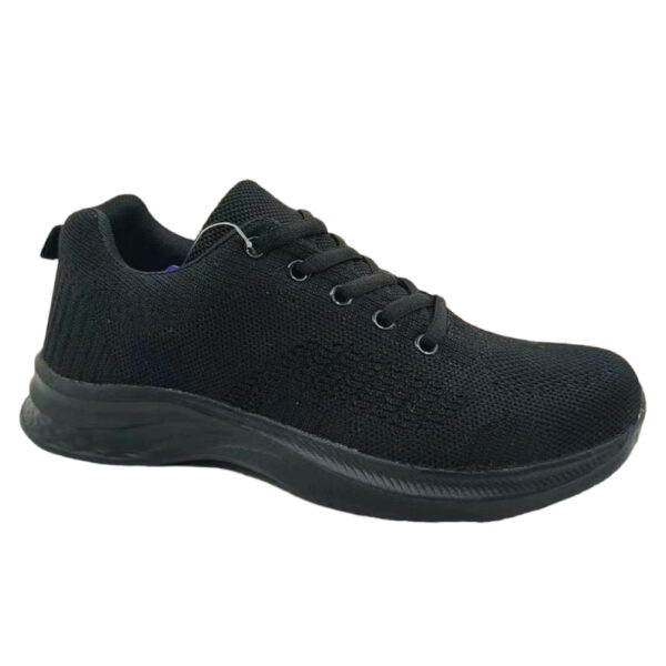 Tenis Negra Lisas Hombres Talla 39-44