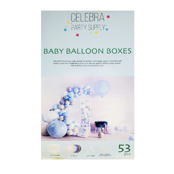 KIT DECORATIVO BABY SHOWER NINO 53pz