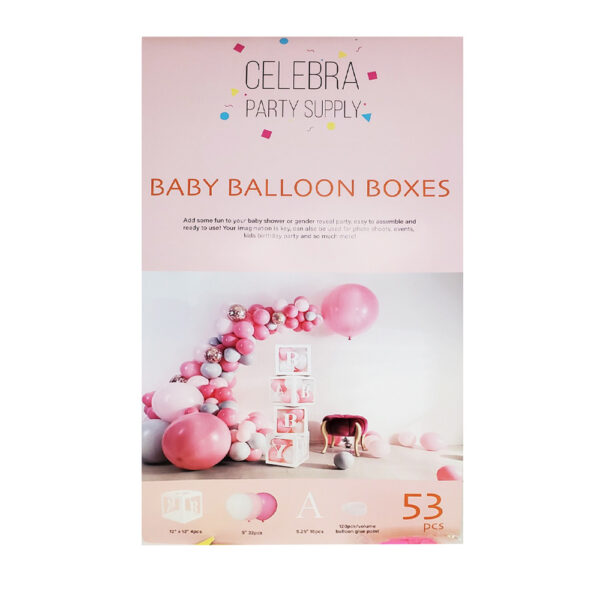 KIT DECORATIVO BABY SHOWER NINA 53pz