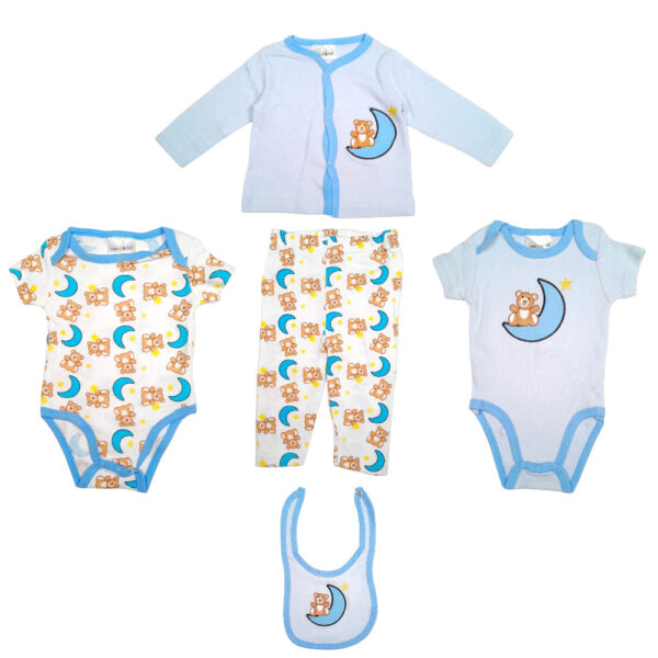 Set De 5 Piezas Niño Bebe 3/6M