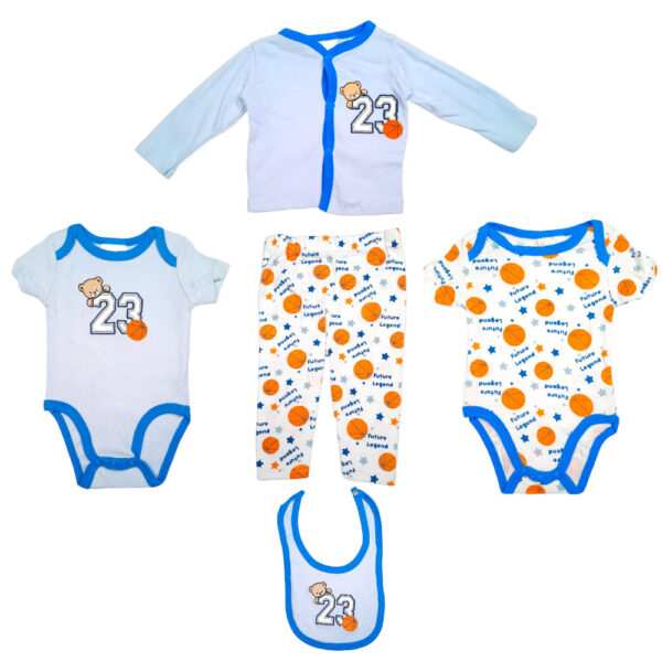 Set De 5 Piezas Niño Bebe 3/6M