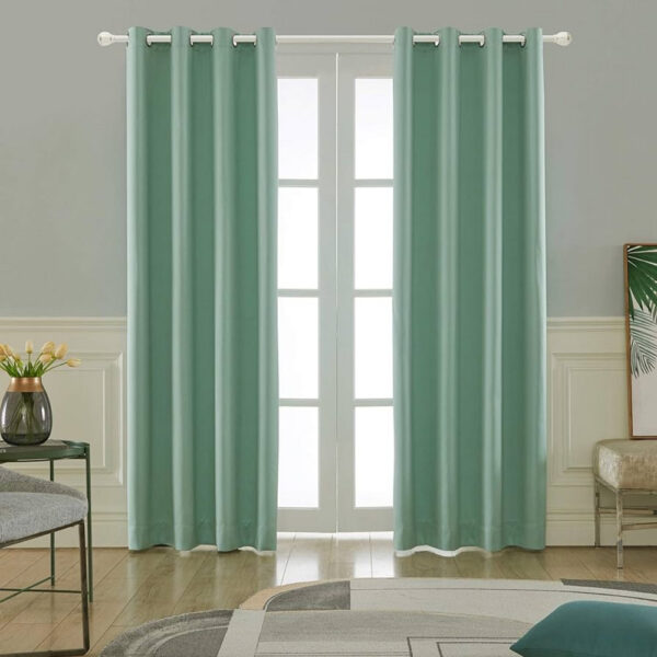 CORTINA 1 PANEL 1.3 m x 2.2m VERDE MENTA