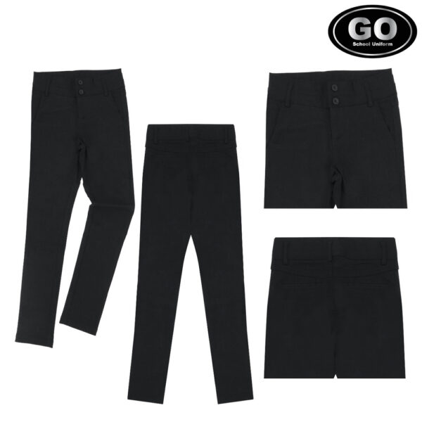 PANTALON COLEGIAL DAMA TALLA 1/2 GO SCHOOL