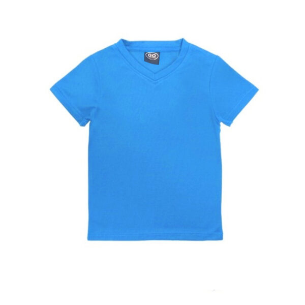 CAMISETA KINDER ESCOLAR P/NINOS CUELLO V - GO SCHOOL T-4