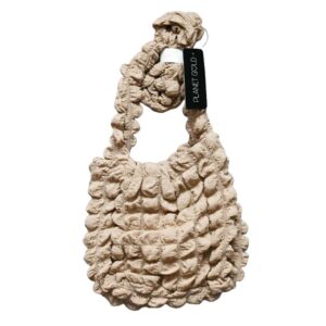 BOLSO DE MANO BANDOLERA BEIGE
