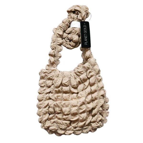 BOLSO DE MANO BANDOLERA BEIGE