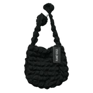 BOLSO DE MANO BANDOLERA NEGRO